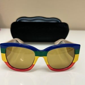 Gucci rainbow sunglasses